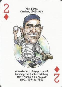 2022 Hero Decks New York Yankees Baseball Heroes Playing Cards (12th Edition) #2♦ Yogi Berra Front