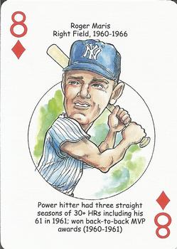 2022 Hero Decks New York Yankees Baseball Heroes Playing Cards (12th Edition) #8♦ Roger Maris Front