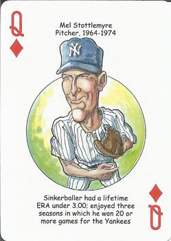 2022 Hero Decks New York Yankees Baseball Heroes Playing Cards (12th Edition) #Q♦ Mel Stottlemyre Front