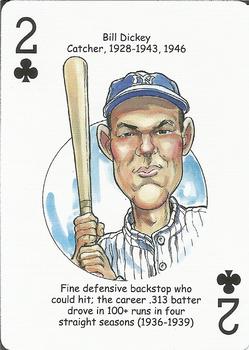 2022 Hero Decks New York Yankees Baseball Heroes Playing Cards (12th Edition) #2♣ Bill Dickey Front