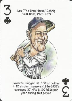 2022 Hero Decks New York Yankees Baseball Heroes Playing Cards (12th Edition) #3♣ Lou 