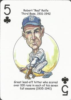 2022 Hero Decks New York Yankees Baseball Heroes Playing Cards (12th Edition) #5♣ Robert 