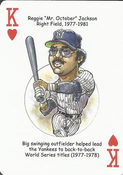 2022 Hero Decks New York Yankees Baseball Heroes Playing Cards (12th Edition) #K♥ Reggie 