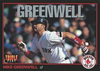 1993 Triple Play #46 Mike Greenwell Front