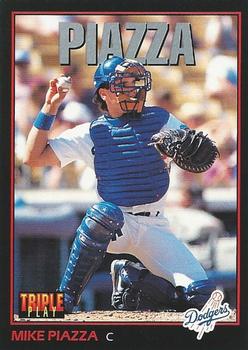 1993 Triple Play #55 Mike Piazza Front