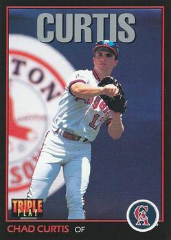 1993 Triple Play #70 Chad Curtis Front