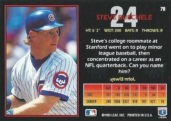 1993 Triple Play #79 Steve Buechele Back