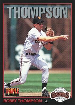 1993 Triple Play #81 Robby Thompson Front