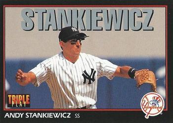 1993 Triple Play #101 Andy Stankiewicz Front