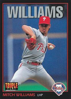 1993 Triple Play #125 Mitch Williams Front