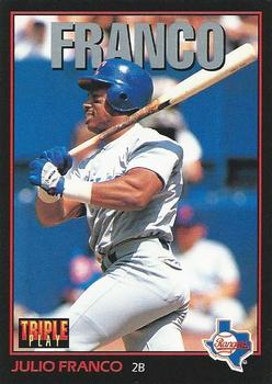 1993 Triple Play #148 Julio Franco Front