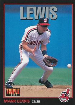 1993 Triple Play #155 Mark Lewis Front