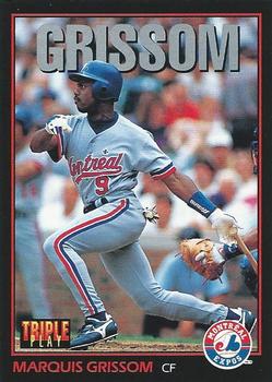 1993 Triple Play #159 Marquis Grissom Front