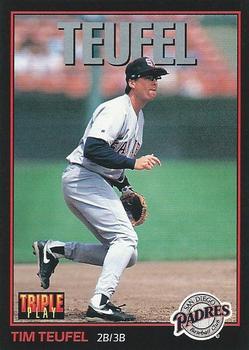1993 Triple Play #183 Tim Teufel Front