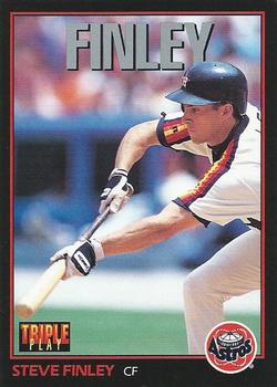 1993 Triple Play #203 Steve Finley Front