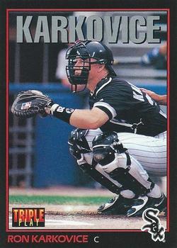 1993 Triple Play #216 Ron Karkovice Front