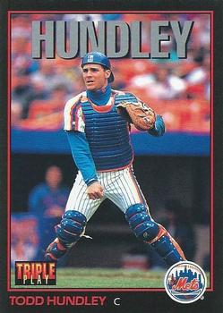 1993 Triple Play #218 Todd Hundley Front