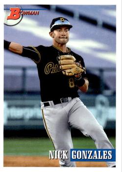 2021 Bowman Heritage #148 Nick Gonzales Front