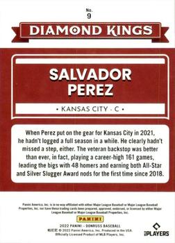 2022 Donruss #9 Salvador Perez Back