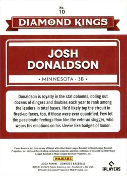 2022 Donruss #10 Josh Donaldson Back