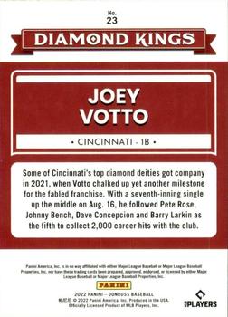 2022 Donruss #23 Joey Votto Back