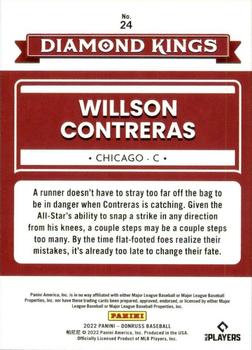 2022 Donruss #24 Willson Contreras Back