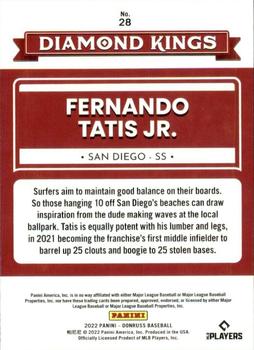 2022 Donruss #28 Fernando Tatis Jr. Back