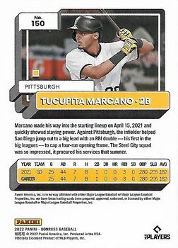 2022 Donruss #150 Tucupita Marcano Back