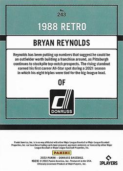 2022 Donruss #243 Bryan Reynolds Back