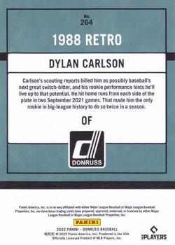 2022 Donruss #264 Dylan Carlson Back