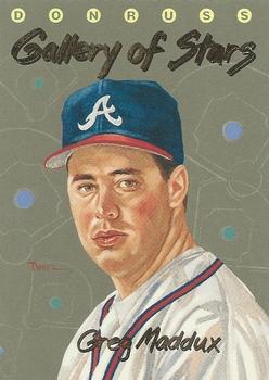 1993 Triple Play - Gallery of Stars #GS-4 Greg Maddux Front