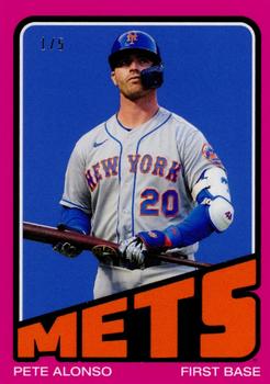 2022 Topps Throwback Thursday - Pink #29 Pete Alonso Front