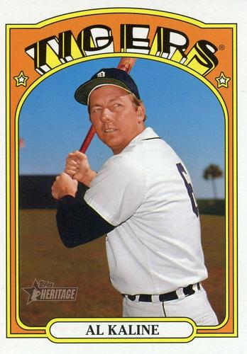 2021 Topps Heritage - Oversized 1972 Topps Box Toppers High Number #OB-AKA Al Kaline Front