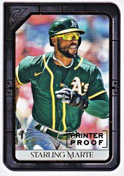 2021 Topps Gallery - Printer Proof #2 Starling Marte Front
