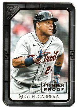 2021 Topps Gallery - Printer Proof #28 Miguel Cabrera Front