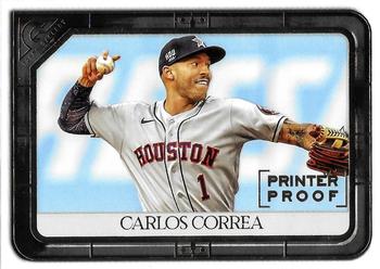 2021 Topps Gallery - Printer Proof #68 Carlos Correa Front