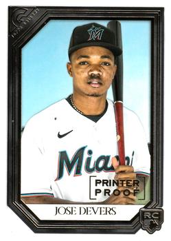 2021 Topps Gallery - Printer Proof #79 Jose Devers Front