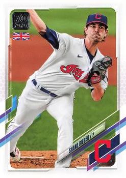 2021 Topps UK Edition #81 Shane Bieber Front