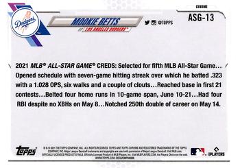 2021 Topps Chrome Update - 2021 All-Star Game #ASG-13 Mookie Betts Back