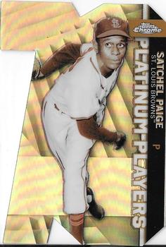 2021 Topps Chrome Update - Platinum Player Die Cut #CPDC-63 Satchel Paige Front