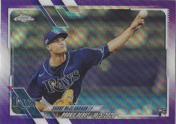 2021 Topps Chrome Update - Purple Refractor #USC85 Shane McClanahan Front