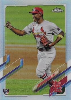 2021 Topps Chrome Update - Refractor #USC95 Justin Williams Front