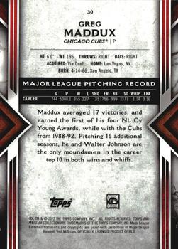 2022 Topps Museum Collection #30 Greg Maddux Back