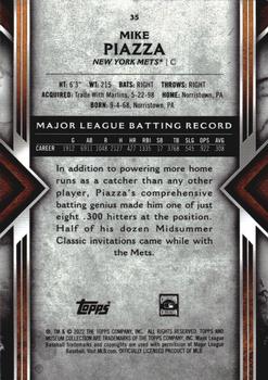 2022 Topps Museum Collection #35 Mike Piazza Back