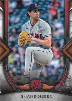 2022 Topps Museum Collection #40 Shane Bieber Front