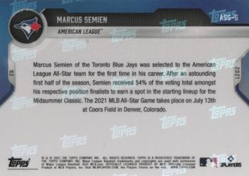 2021 Topps Now All-Star Game #ASG-5 Marcus Semien Back
