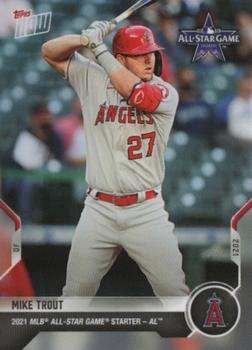2021 Topps Now All-Star Game #ASG-11 Mike Trout Front