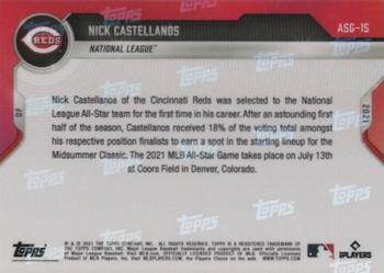 2021 Topps Now All-Star Game #ASG-15 Nick Castellanos Back