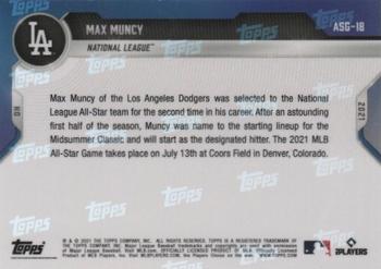 2021 Topps Now All-Star Game #ASG-18 Max Muncy Back