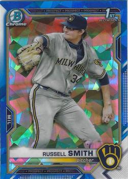 2021 Bowman Draft Sapphire Edition #BDC-113 Russell Smith Front